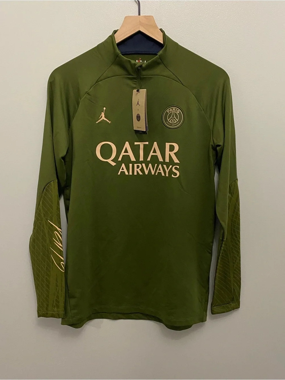 Nike Jordan Paris Saint Germain Strike Fourth Drill Slim Fit Top Mens M NWT